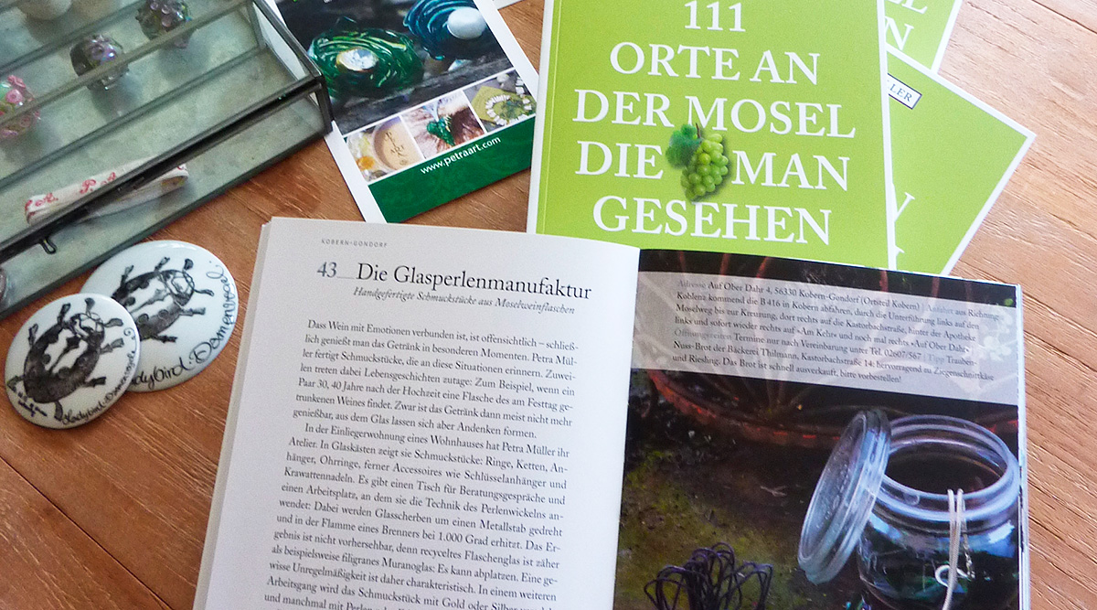 Buch 111 Orte - Glasperlenmanufaktur